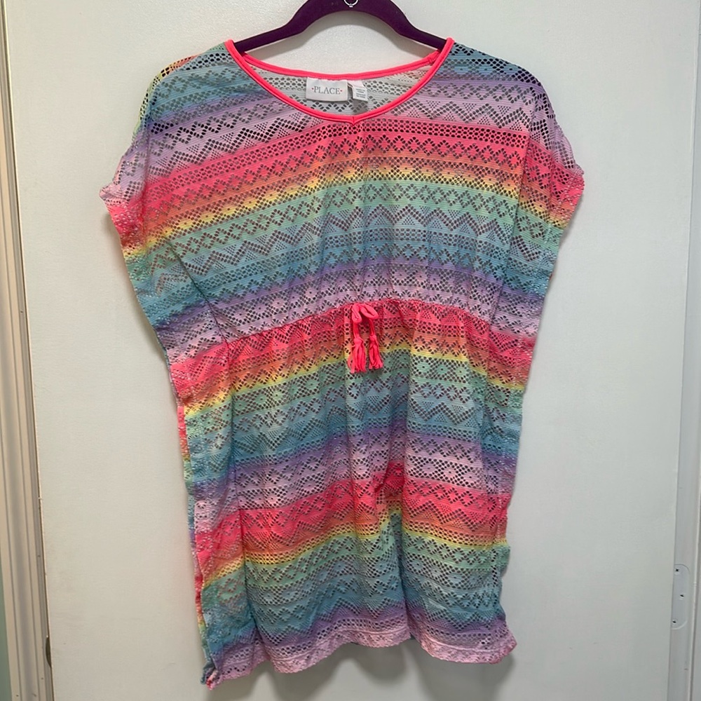 Girls Children’s Place swim cover up size L